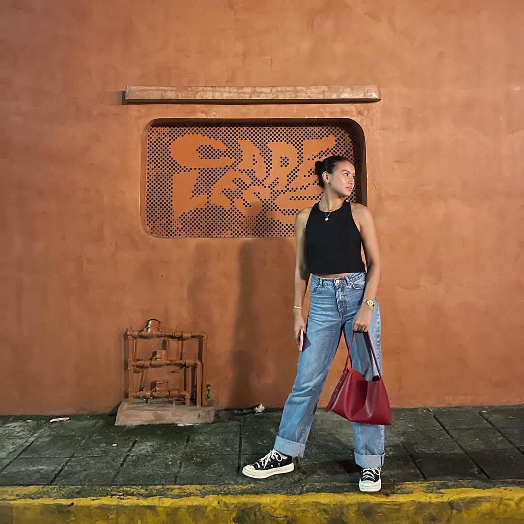 Medium Micro Bag in Maroon (On Hand)