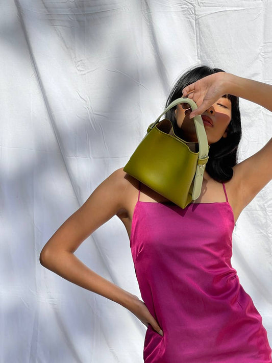 Original Micro Bag in Multi-Colored Light Avocado (On Hand)