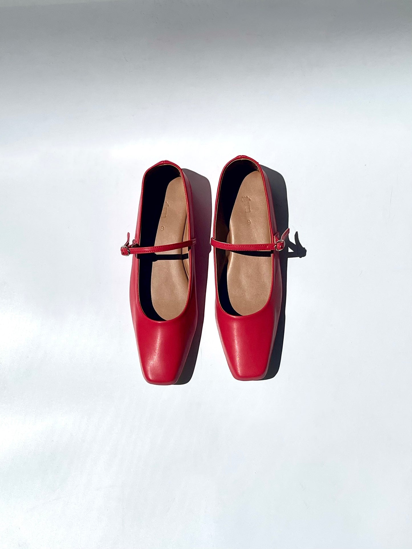 Roberta Mary Janes in Red