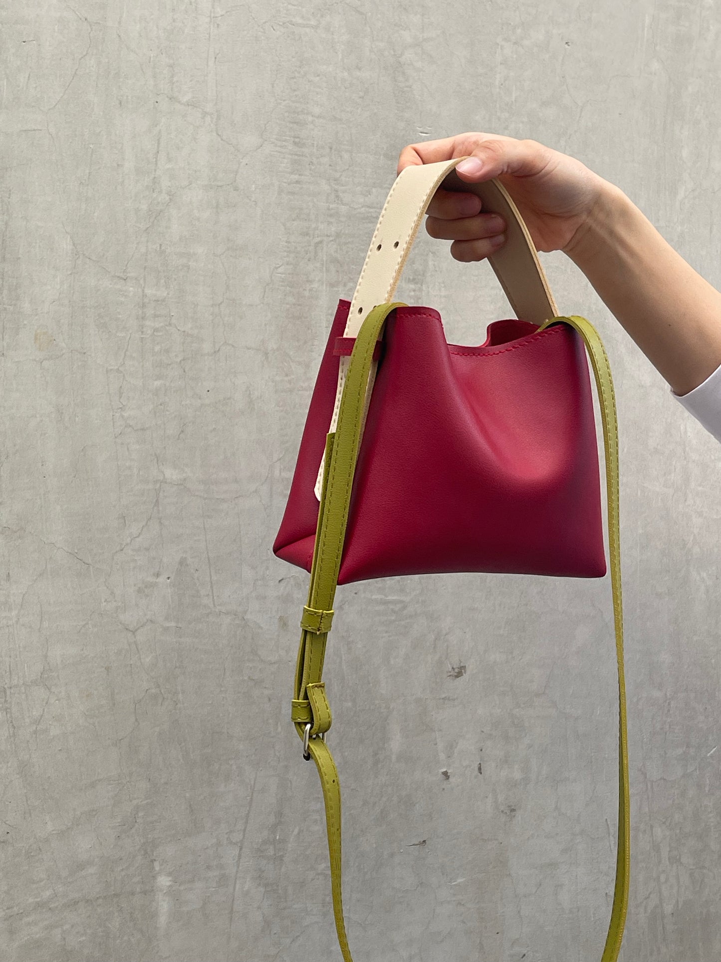 Original Micro Bag in Multi-Colored Maroon (On Hand)