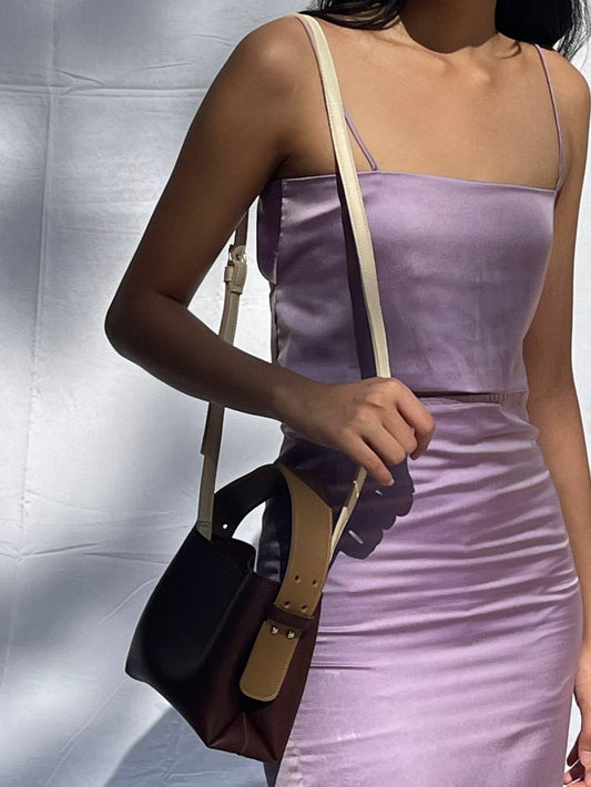 Original Micro Bag in Multi-Colored Dark Brown (On Hand)