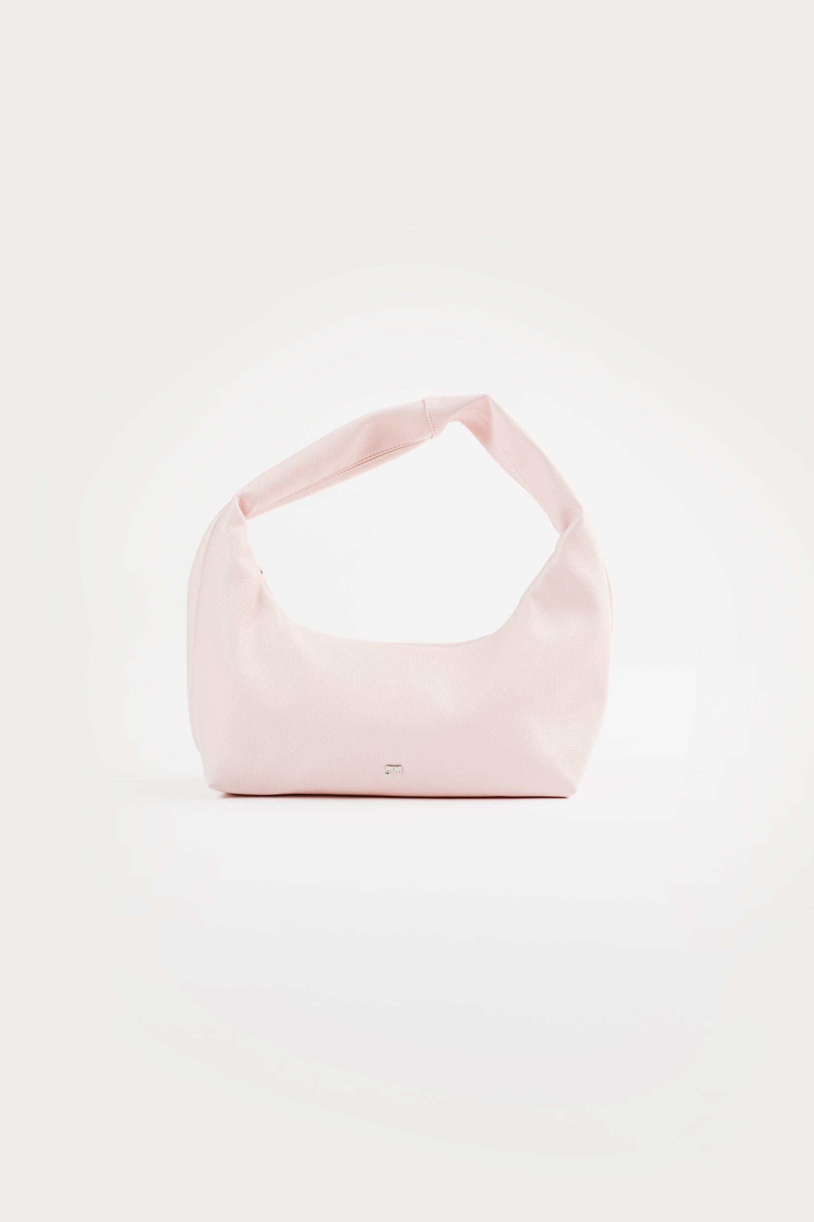 Small Hobo Bag in Blush (Light Pebbled)