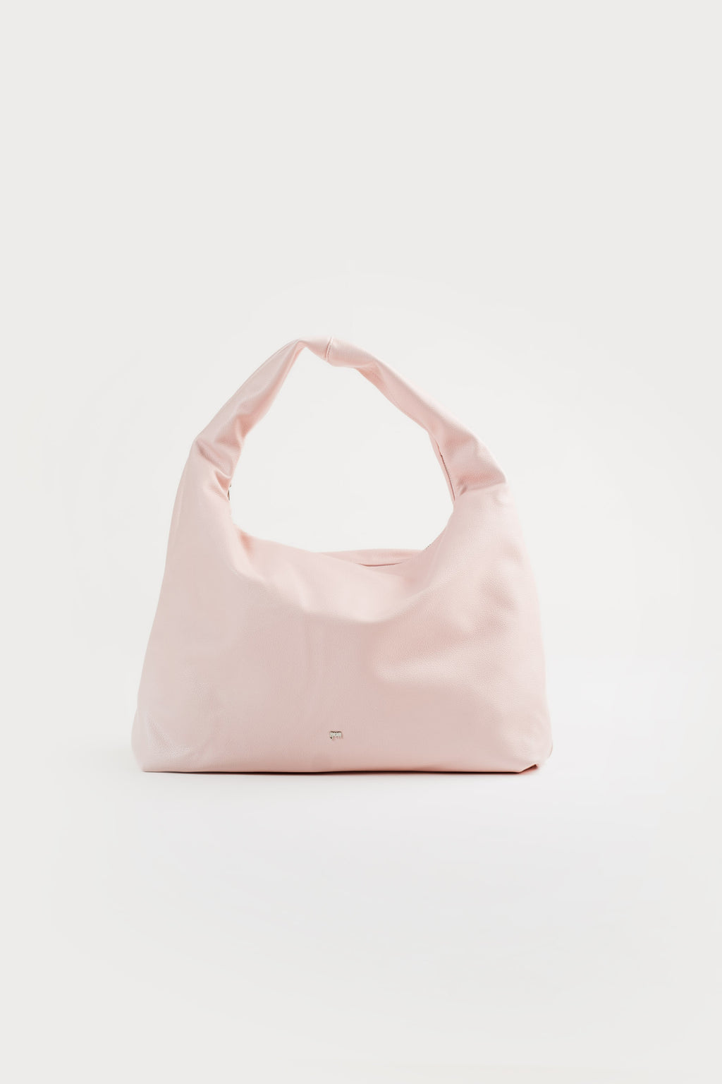 Large Hobo Bag in Blush (Light Pebbled)