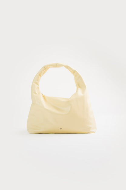 [ON HAND] Large Hobo Bag in Butter (Light Pebbled)