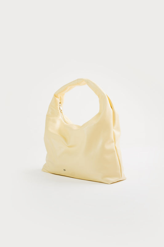 [ON HAND] Large Hobo Bag in Butter (Light Pebbled)