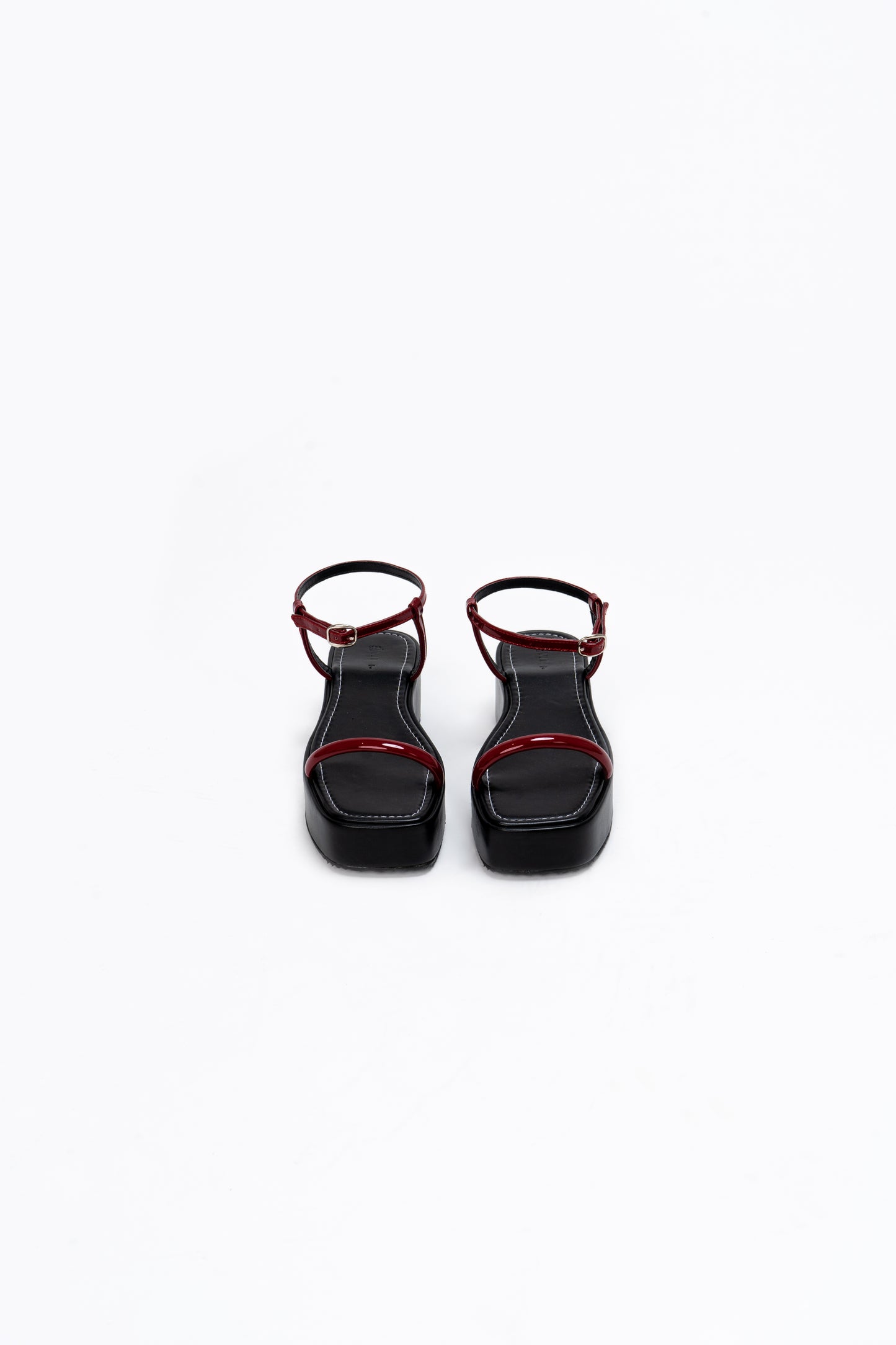 Logan Platforms in Dark Burgundy (Patent)