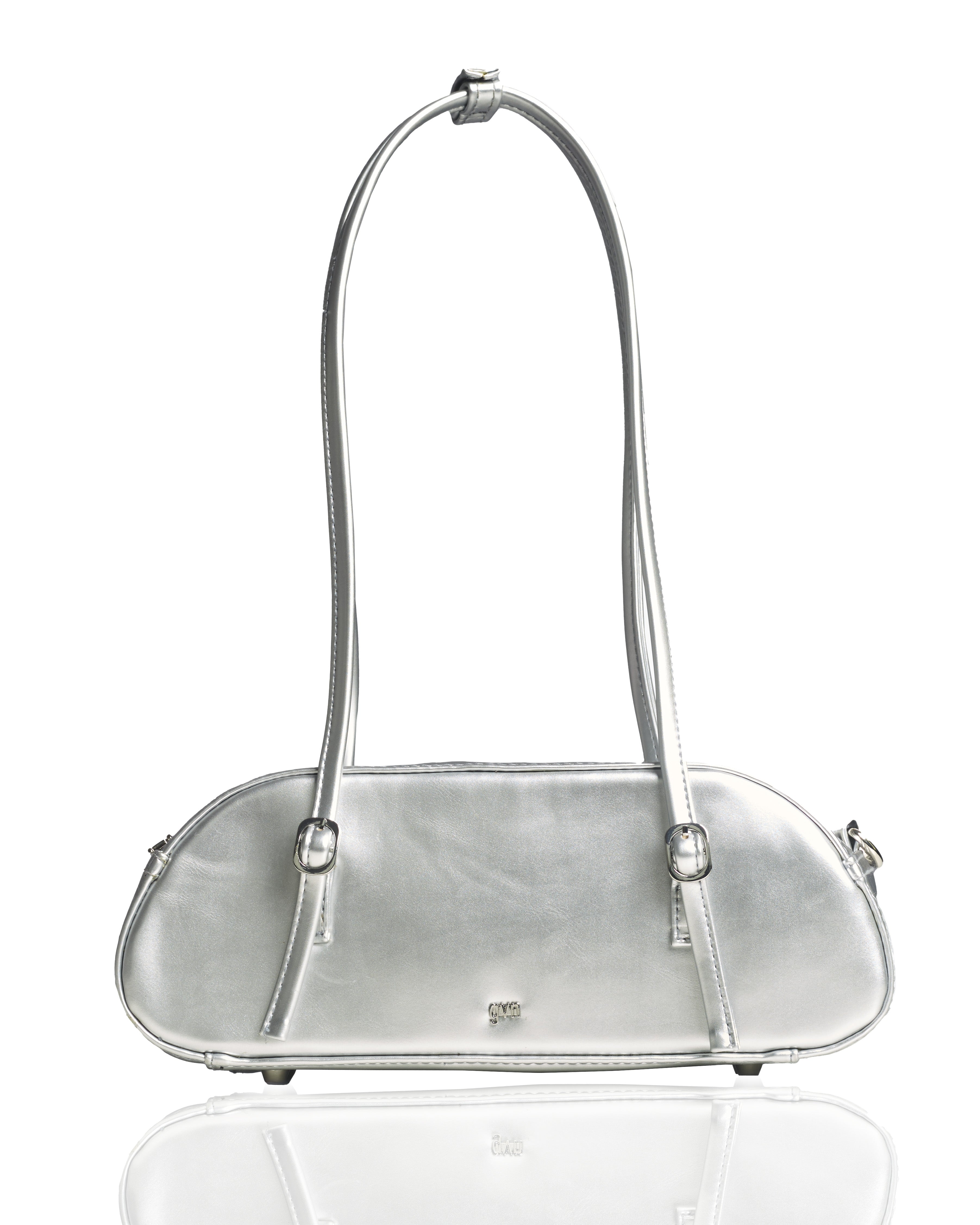 Baguette Bag in Silver (Matte)