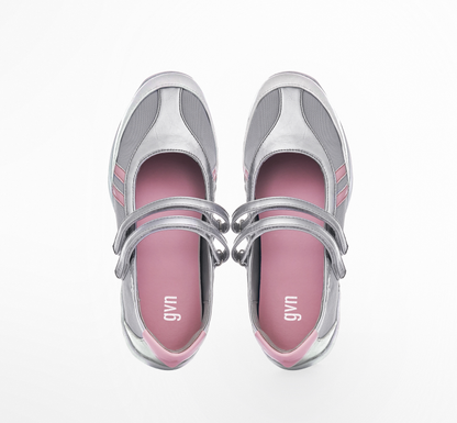[ON HAND & PRE-ORDER] Ballet Sneakers in Chrome