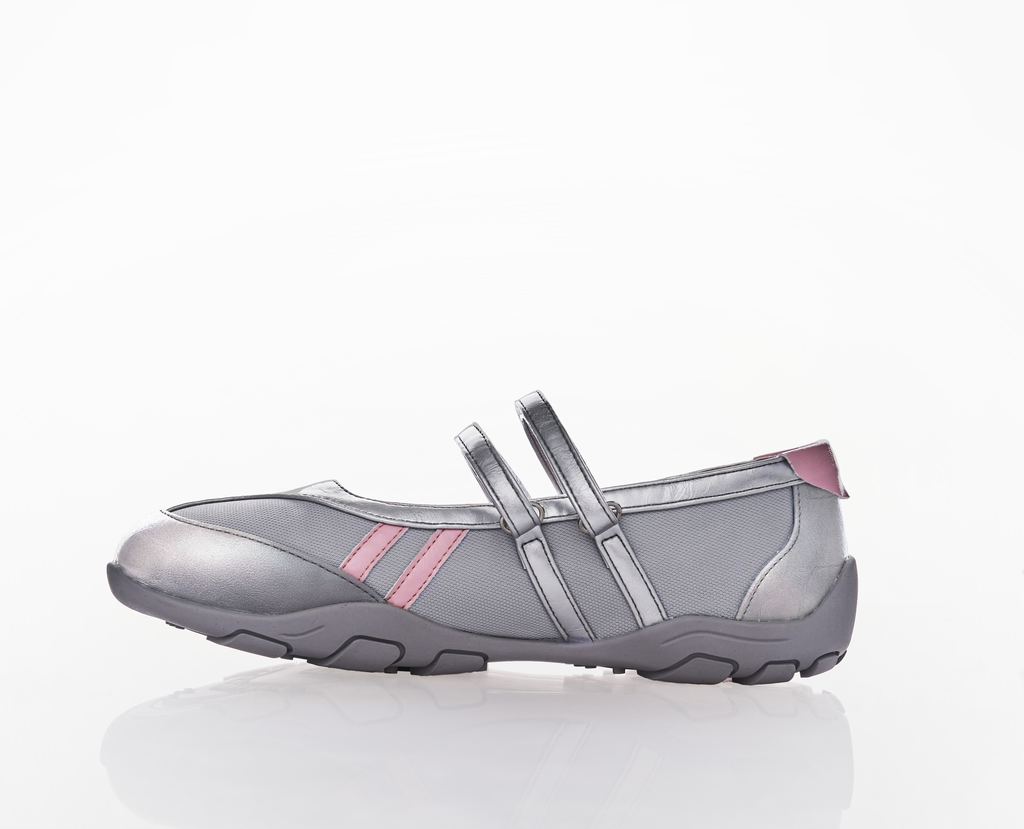 Ballet Sneakers in Chrome