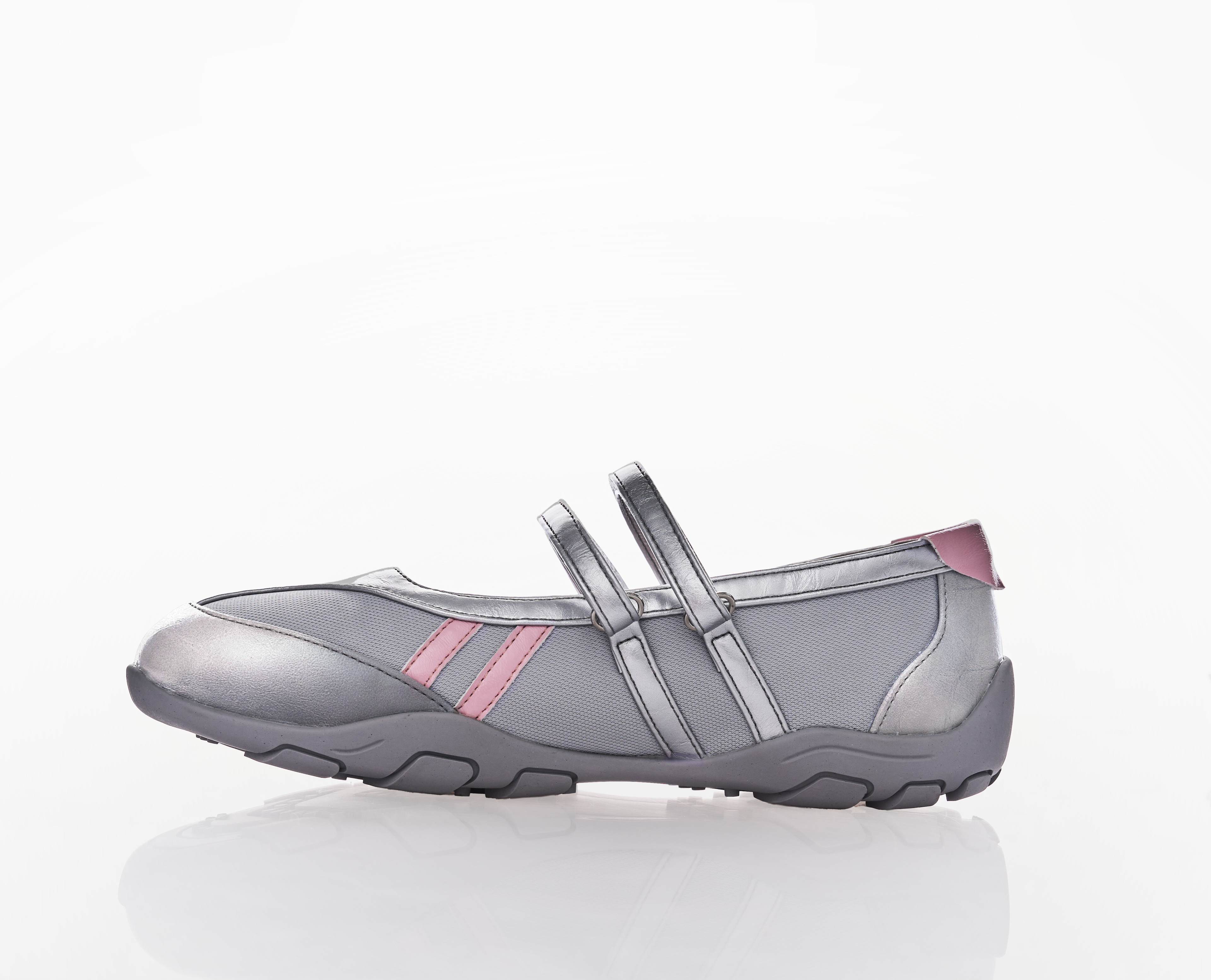 Ballet Sneakers in Chrome