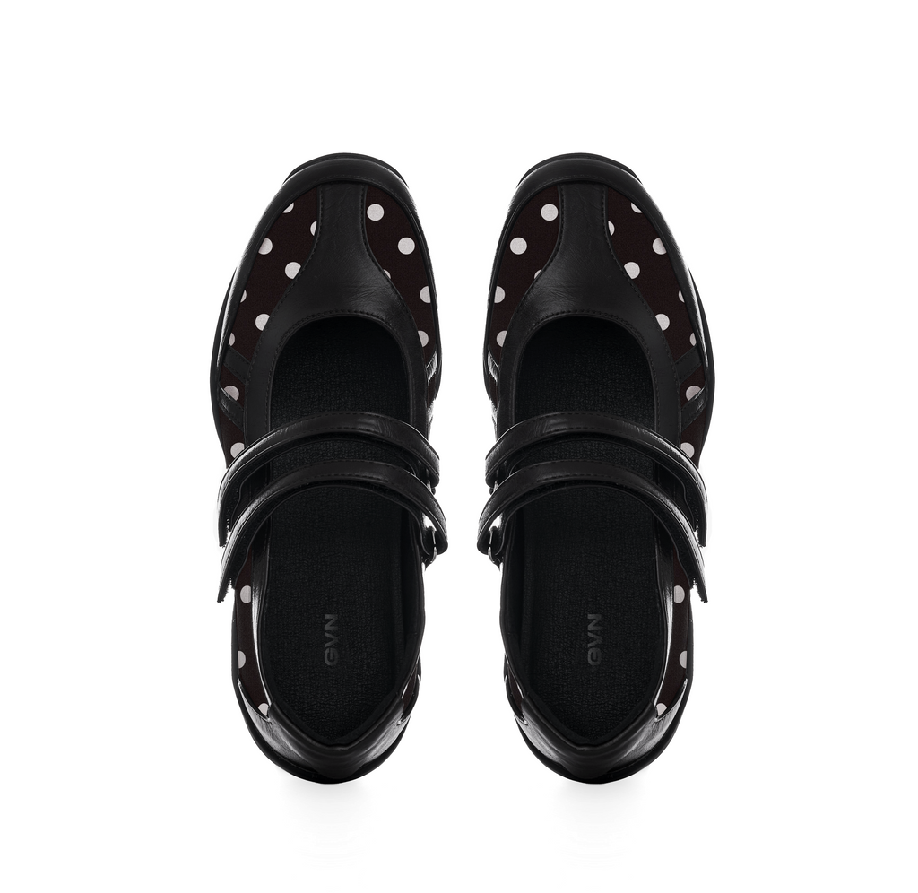 Ballet Sneakers in Ash Polka