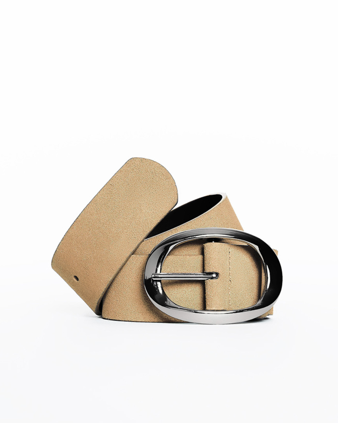 Belt in Suede Sand