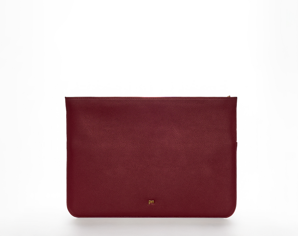 Laptop Sleeve in Burgundy