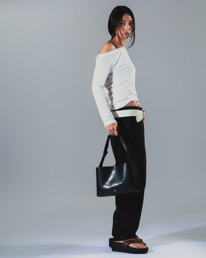 [ON HAND] Classic Frame Bag in Charcoal