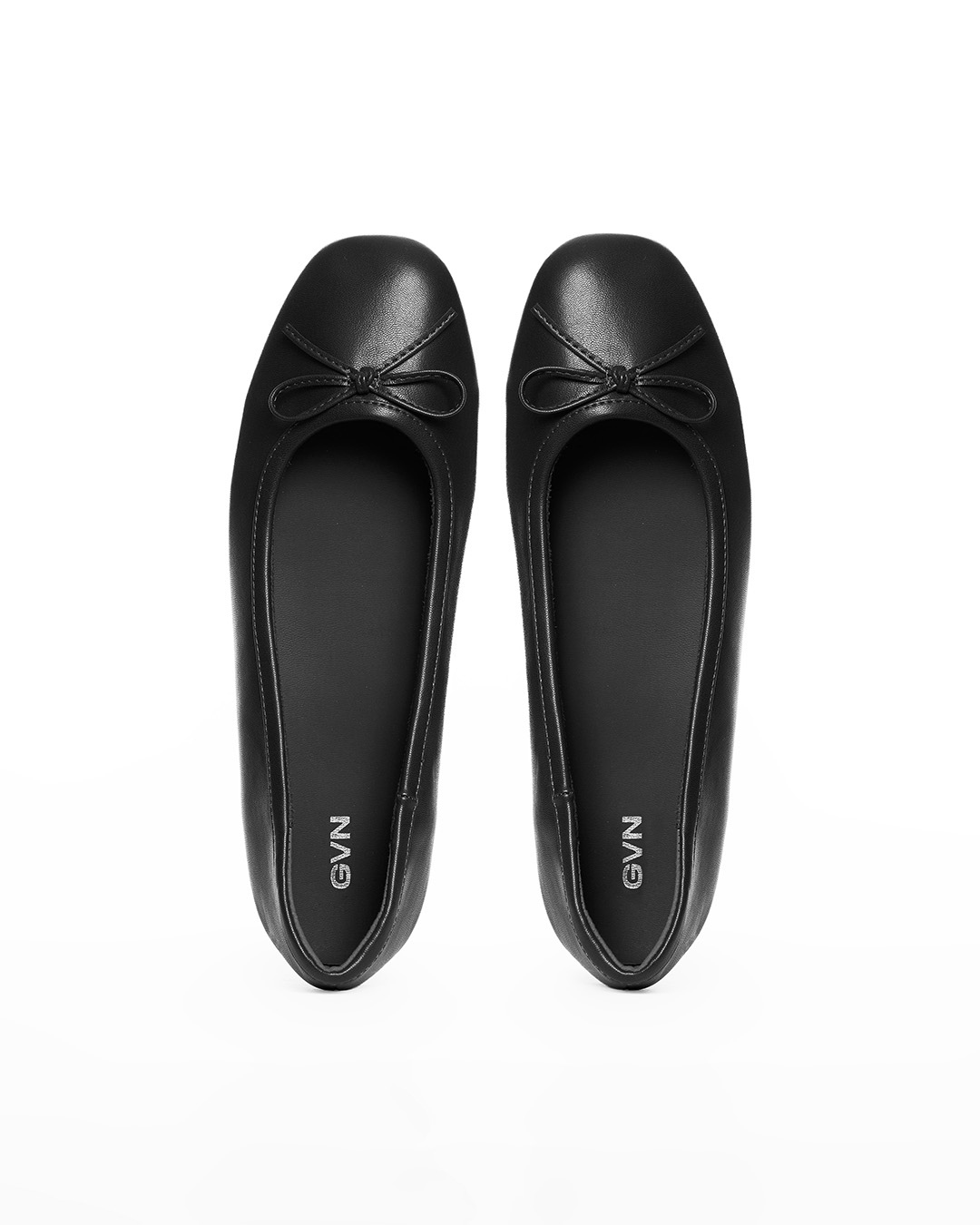 Ballet Flats in Charcoal