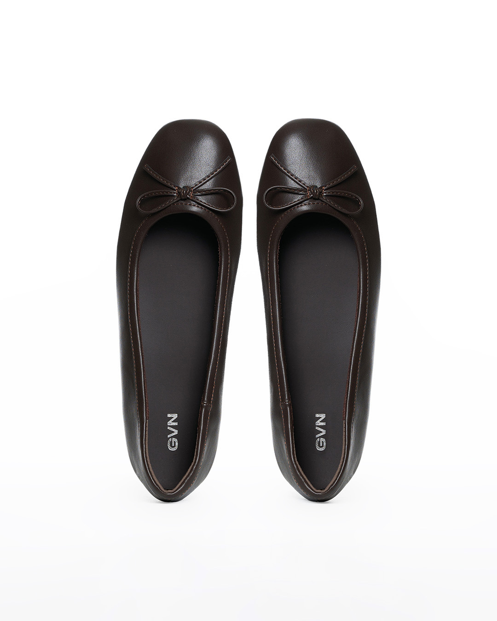 Ballet Flats in Espresso