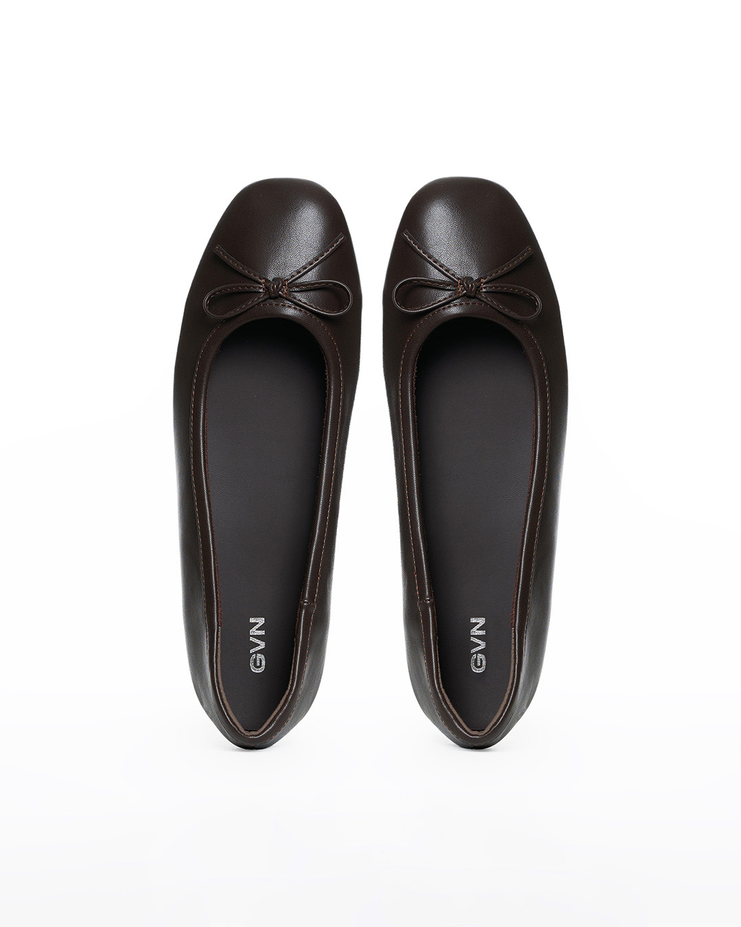 Ballet Flats in Espresso