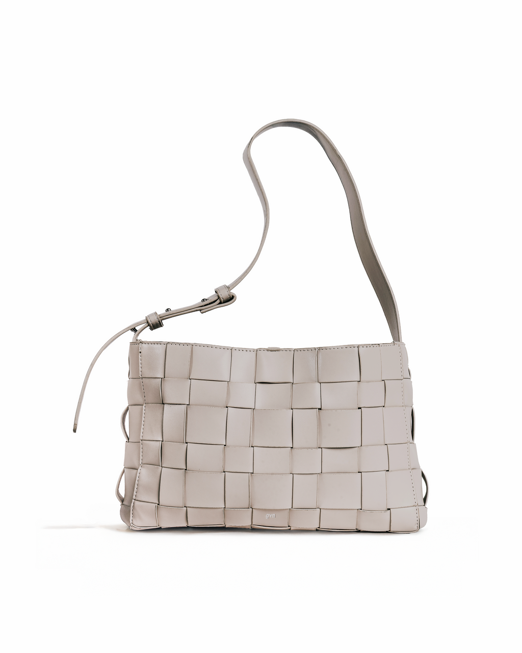 Medium Woven Frame Bag in Bone