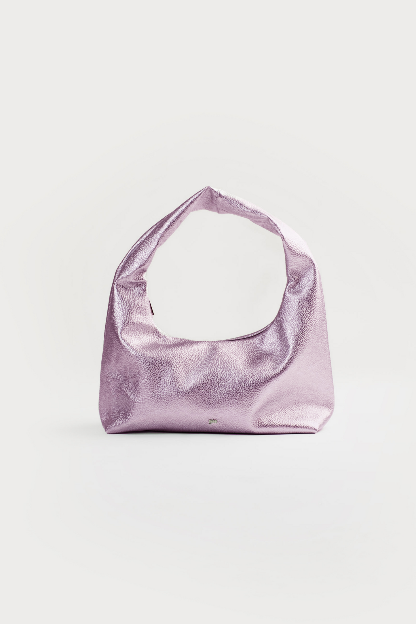 [ON HAND] Medium Hobo Bag in Metallic Pink (Heavy Pebbled)