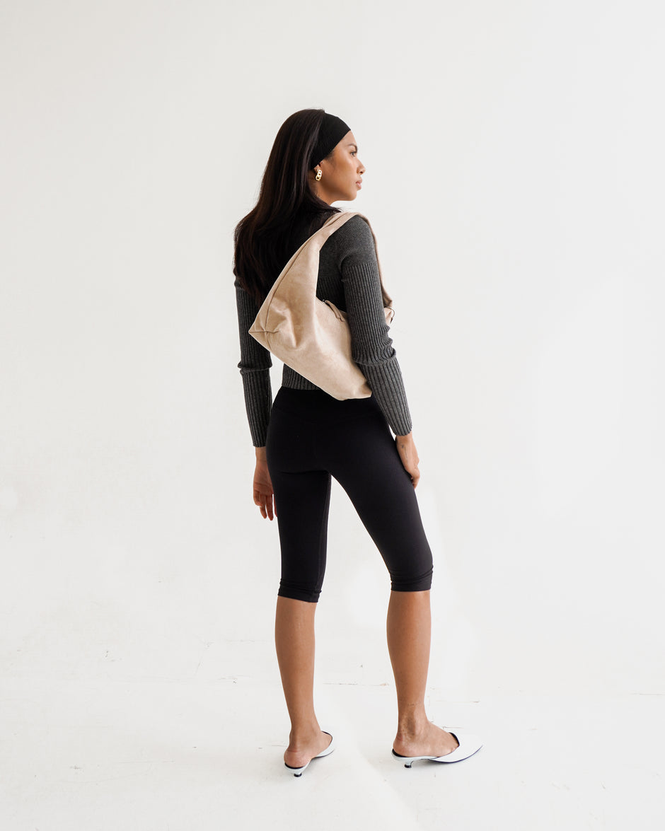 The Valencia Suede Hobo Bag