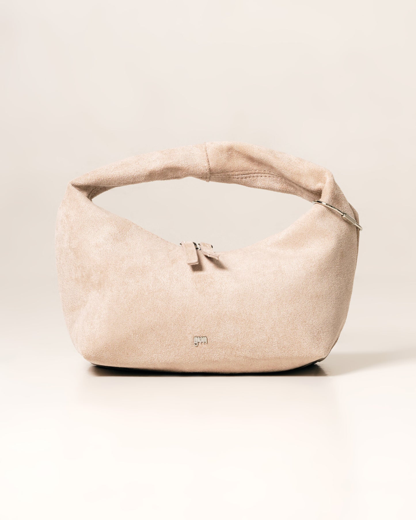 [ON HAND] Midi Hobo Bag in Suede Sand