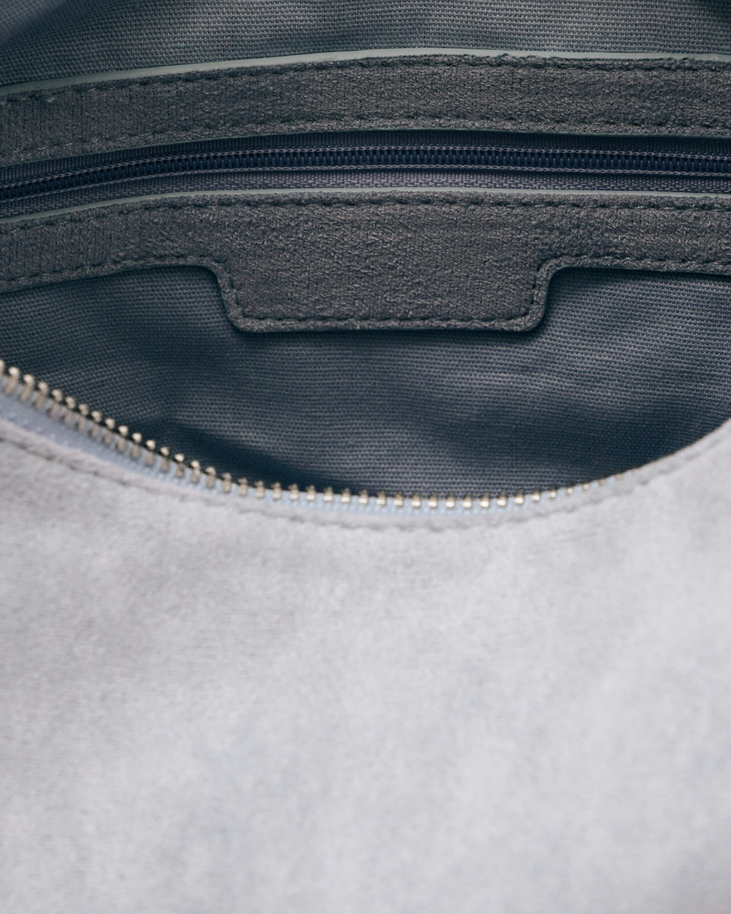 [ON HAND] Midi Hobo Bag in Suede Sky