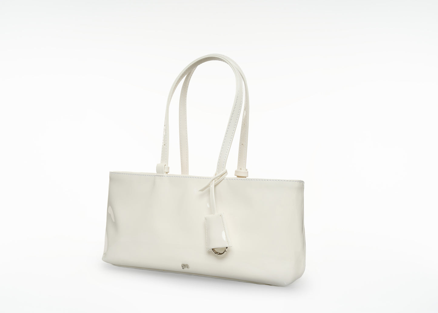 [ON HAND] Holiday Bag in Patent Chalk