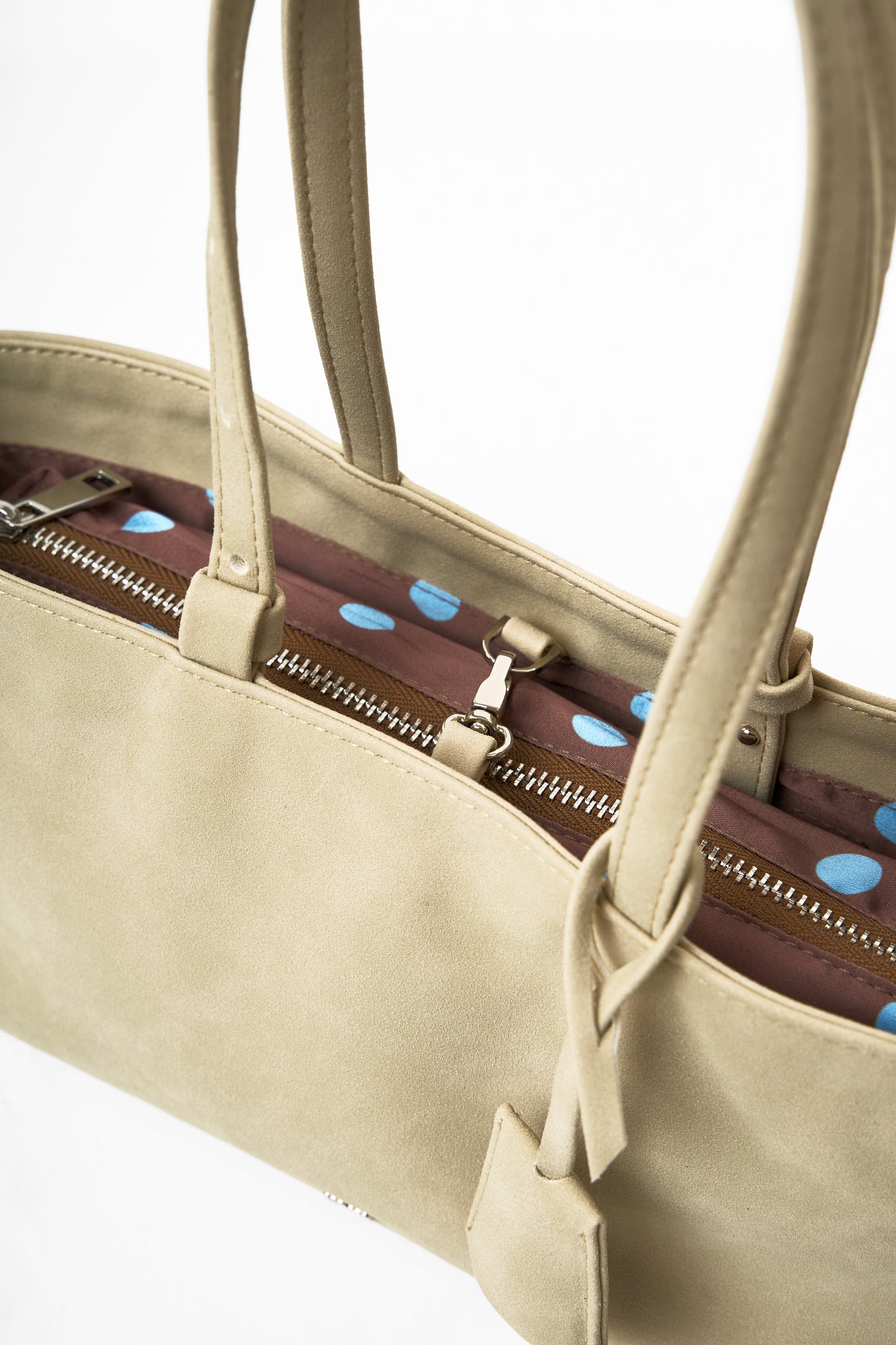 [ON HAND] Holiday Bag in Suede Bone