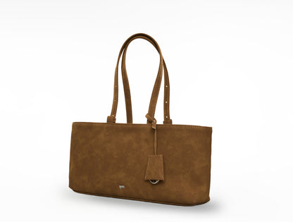 [ON HAND] Holiday Bag in Suede Tan