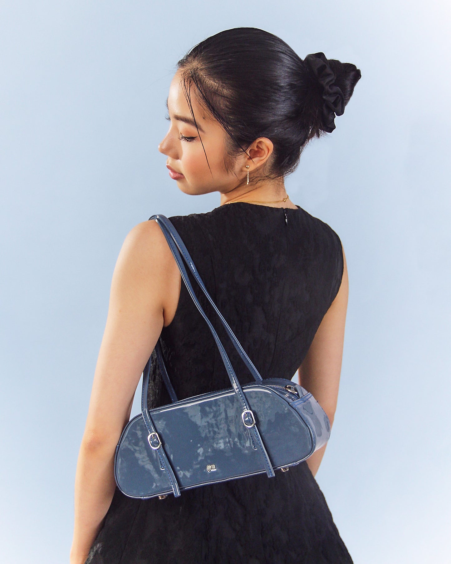 [ON HAND] Baguette Bag in Denim (Patent)