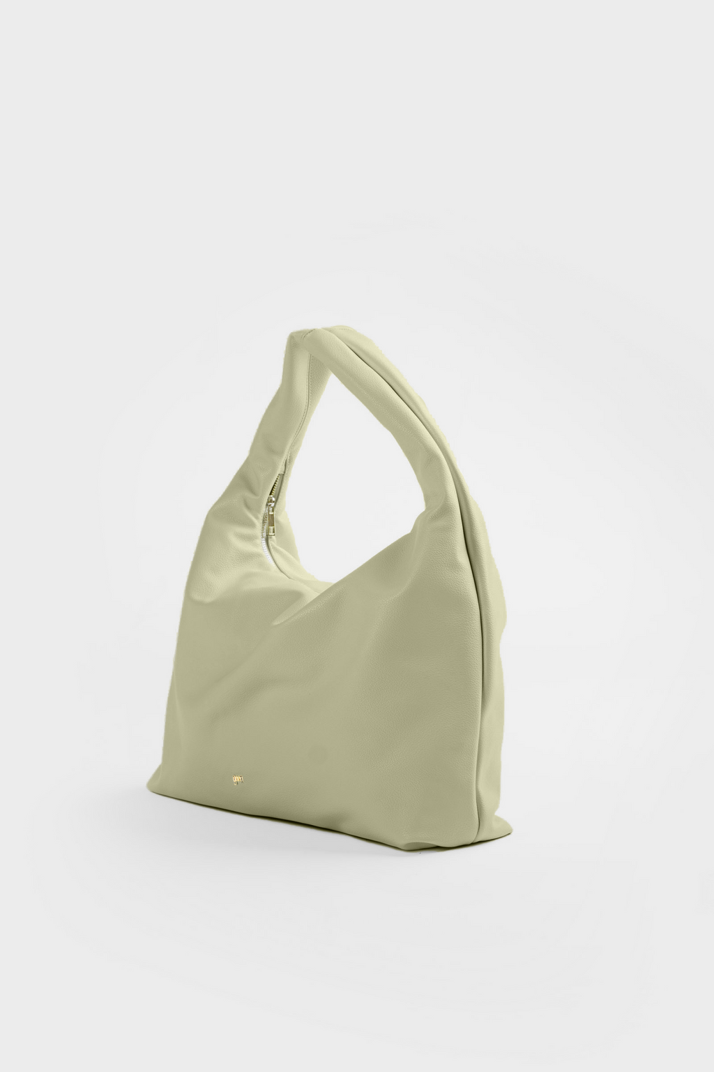 Large Hobo Bag in Sage (Light Pebbled)