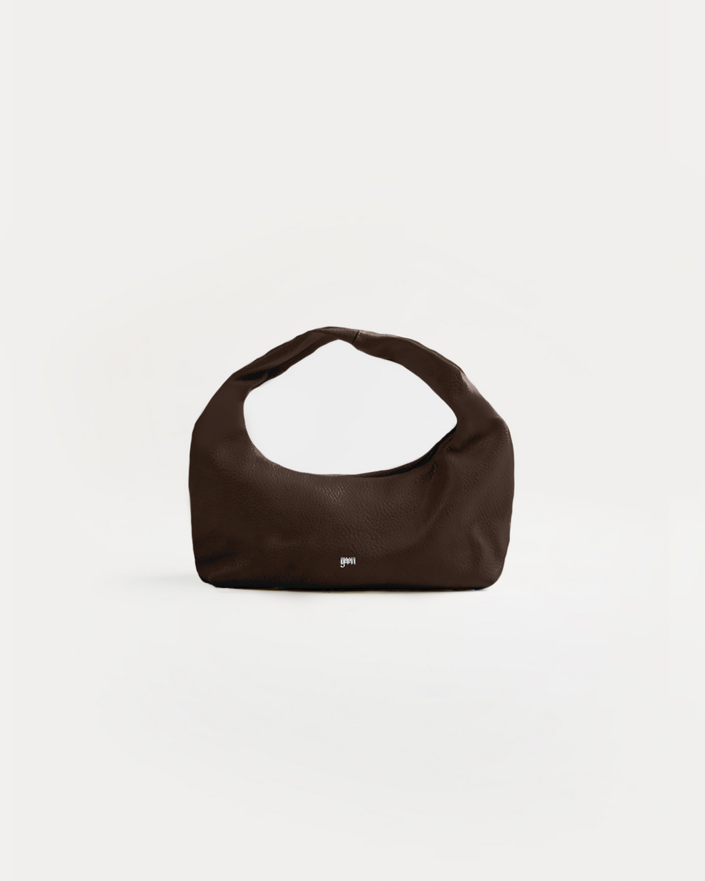Mini Hobo Bag in Espresso (Heavy Pebbled)