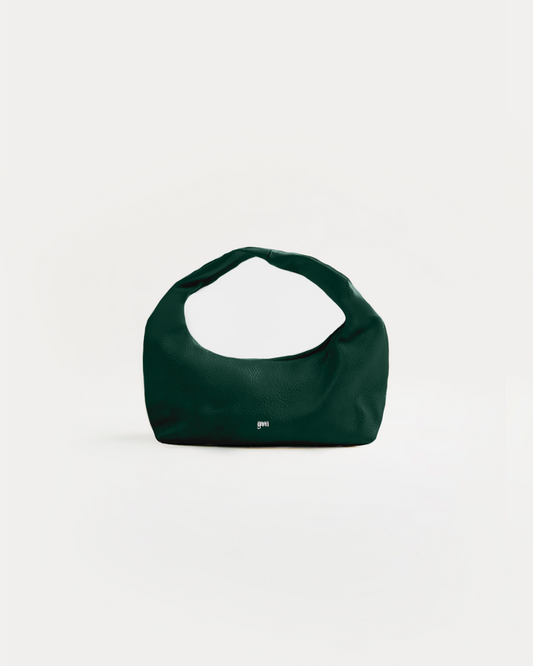 [ON HAND] Mini Hobo Bag in Pine Green (Light Pebbled)