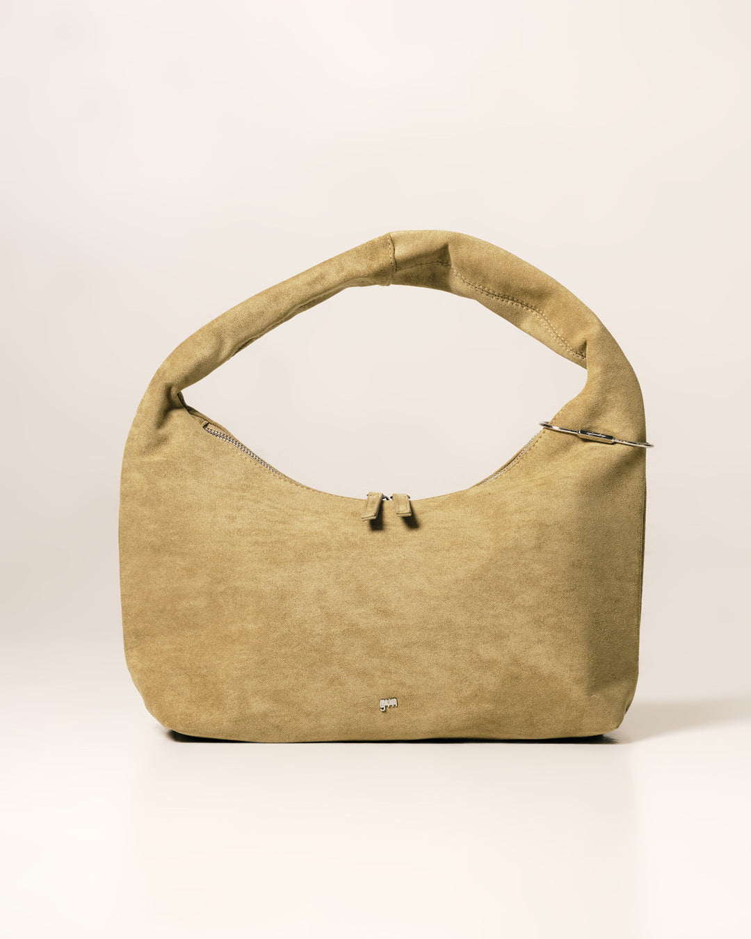 [ON HAND] Medium Hobo Bag in Suede Khaki