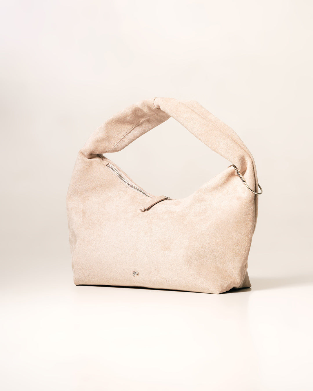 [ON HAND] Medium Hobo Bag in Suede Sand
