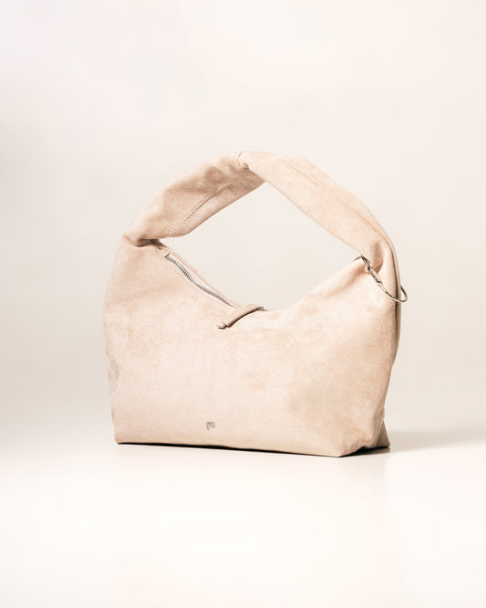 [PRE-ORDER] Medium Hobo Bag in Suede Sand