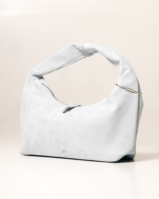 [PRE-ORDER] Medium Hobo Bag in Suede Sky