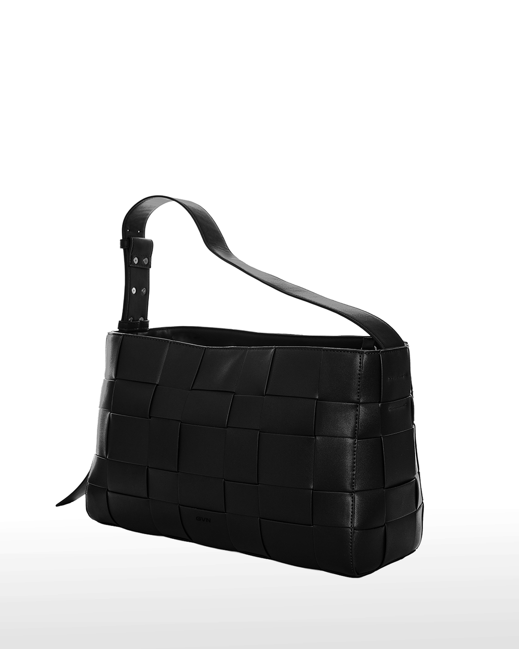 Large Woven Frame Bag in Charcoal (2.0)