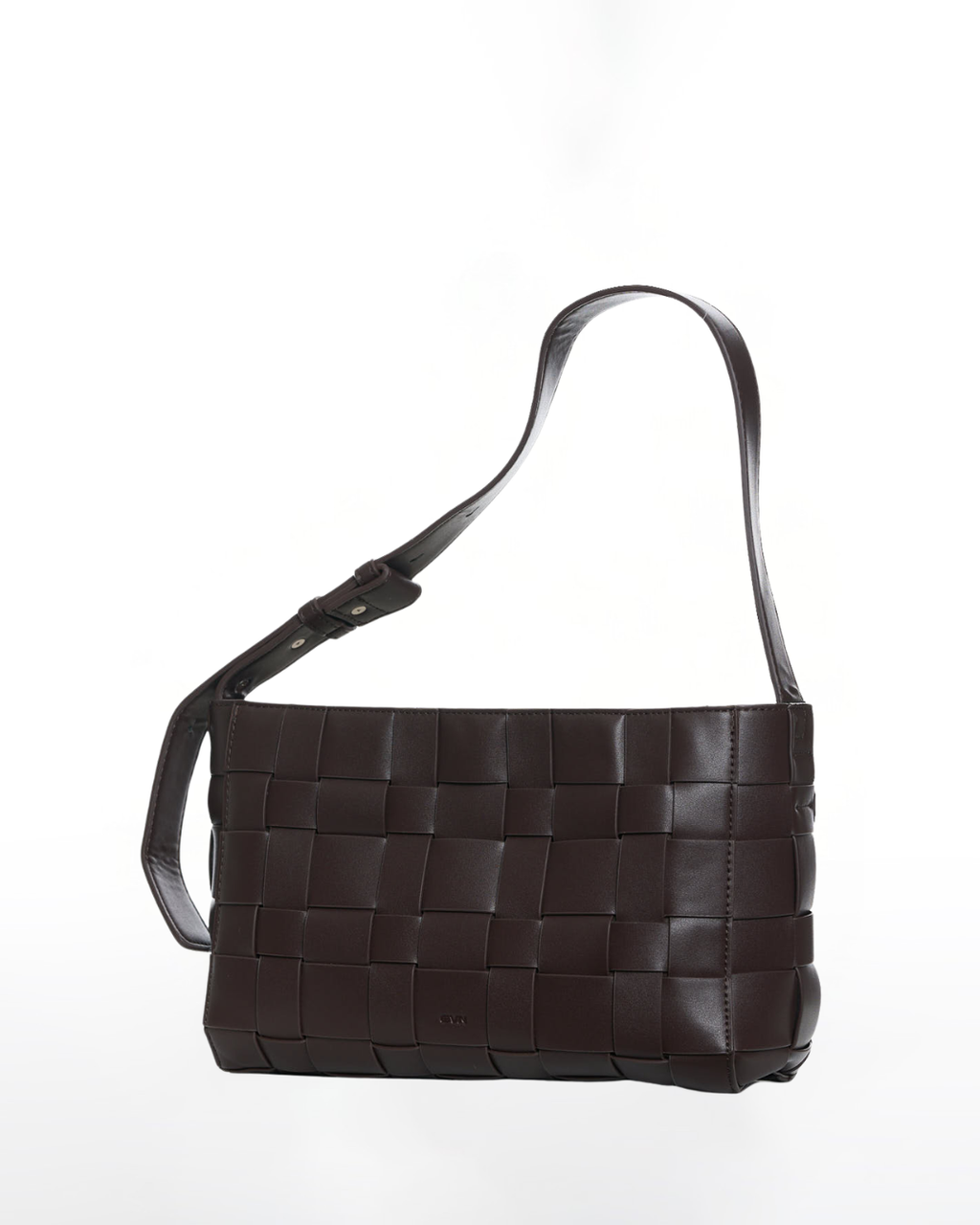 Medium Woven Frame Bag in Espresso (2.0)