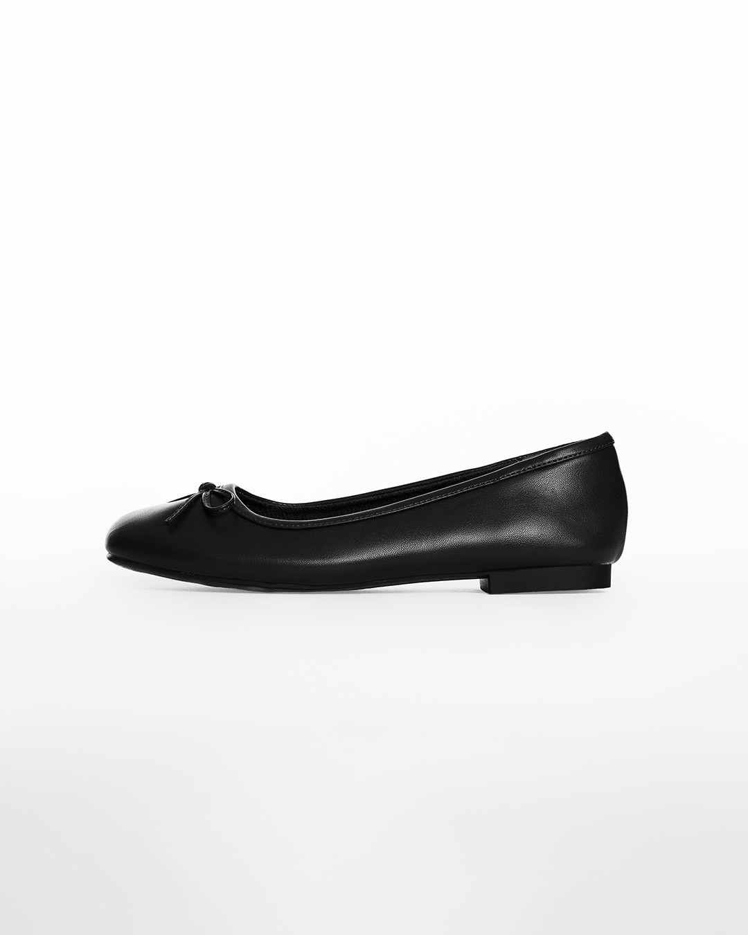 Ballet Flats in Charcoal