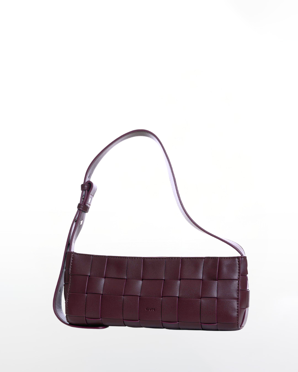Small Woven Frame Bag in Oxblood (2.0)