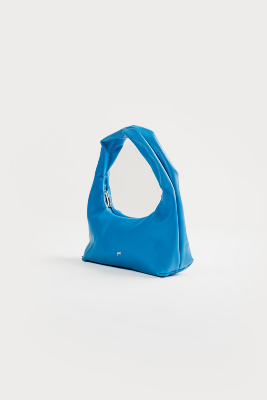 [ON HAND] Small Hobo Bag in Azure (Light Pebbled)