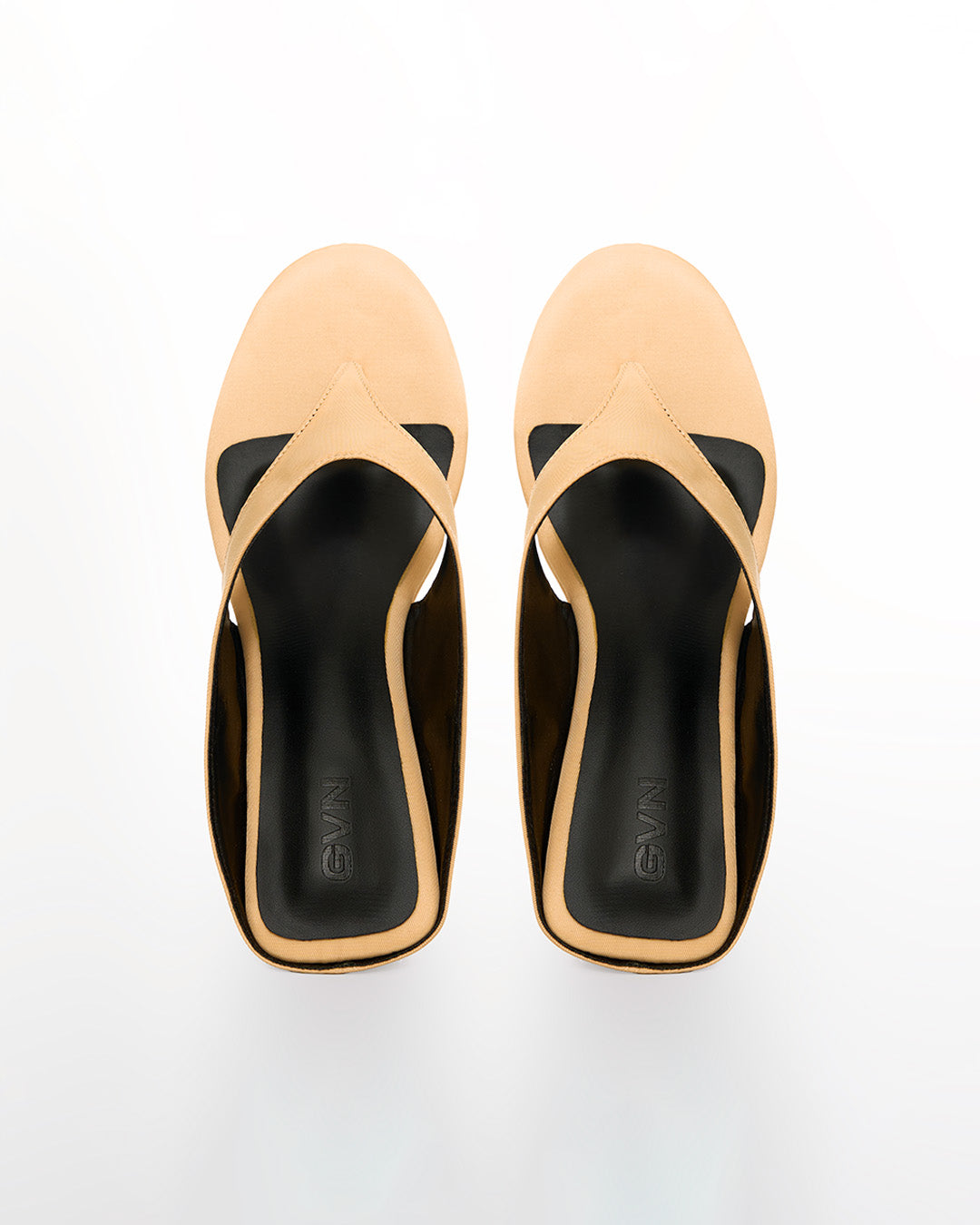 Slip Wedge in Satin Sandy