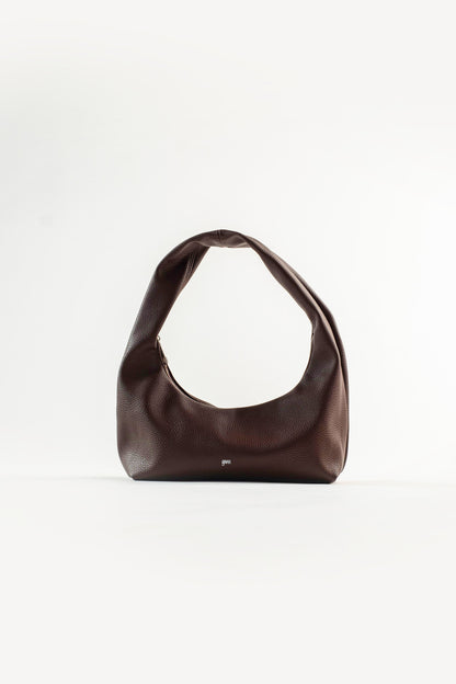 [PRE-ORDER] Small Hobo Bag in Espresso (Heavy Pebbled)