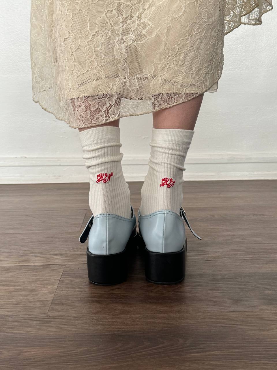 [ON HAND] GVN Embroidered Socks