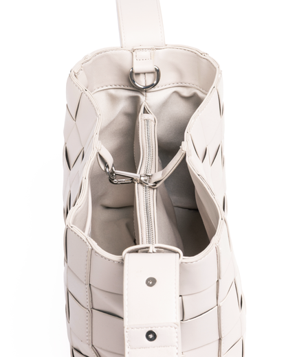 [ON HAND] Woven Frame Bag in Bone