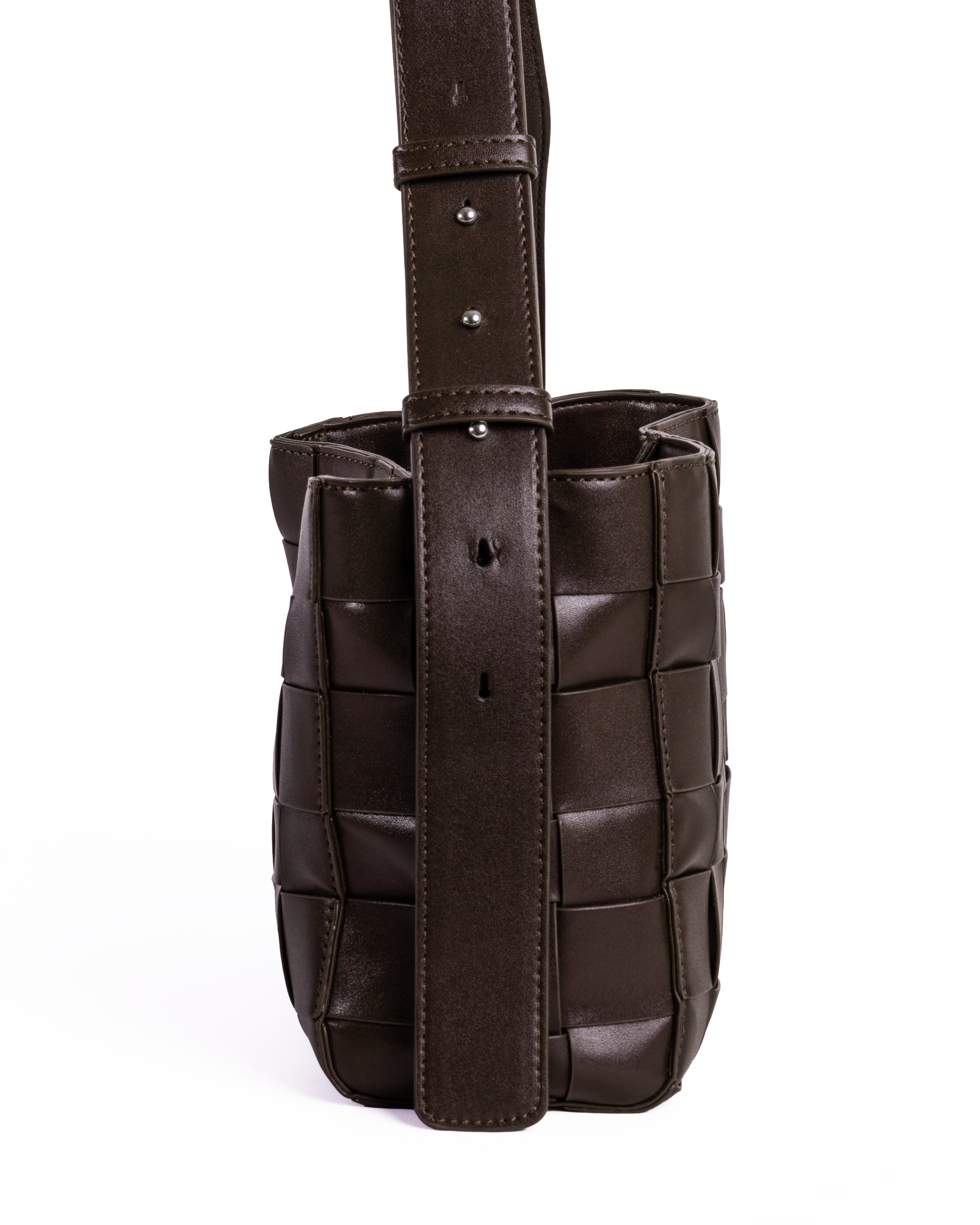 Woven Frame Bag in Espresso