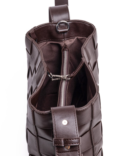 [PRE-ORDER] Woven Frame Bag in Espresso