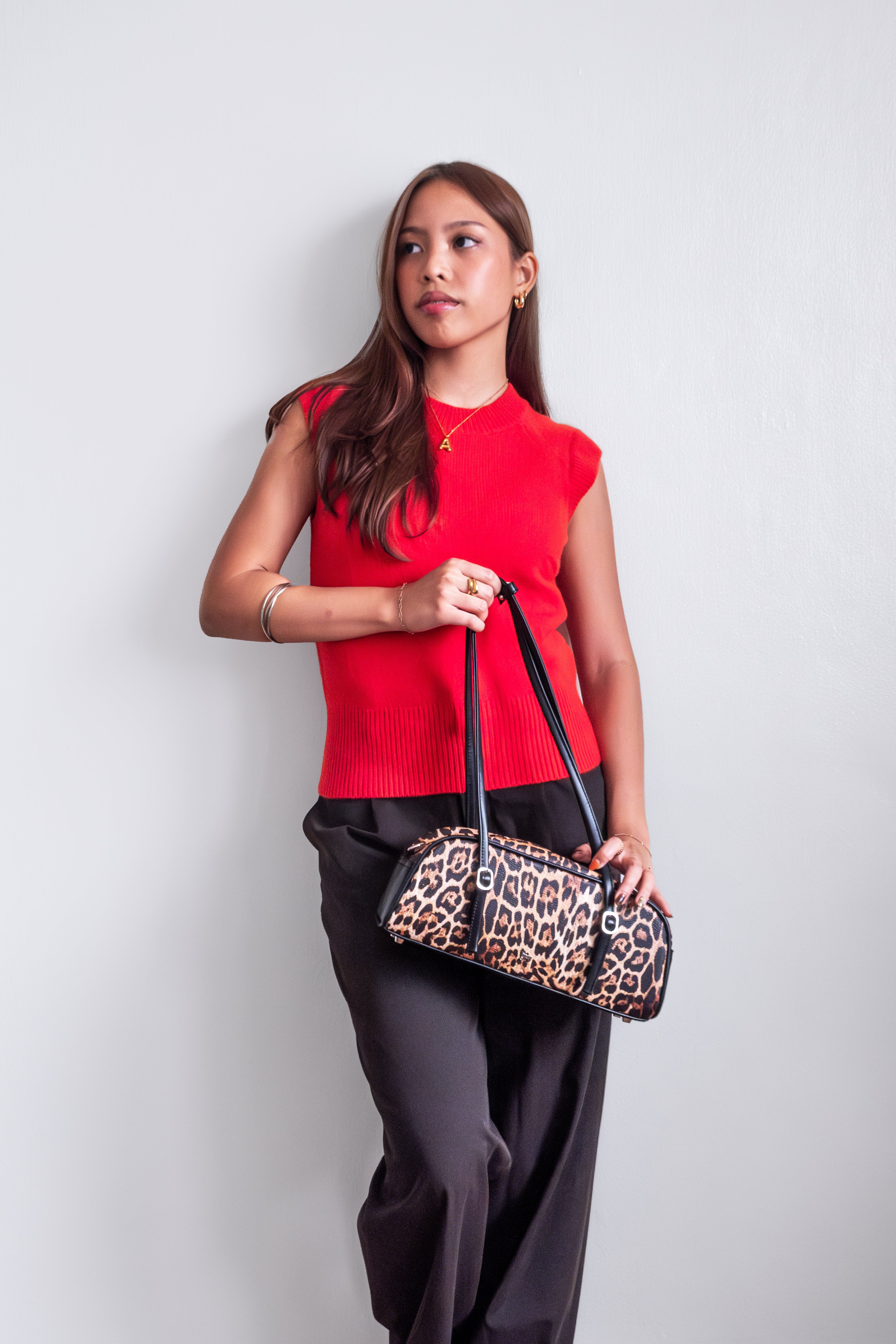Baguette Bag in Leopard Print