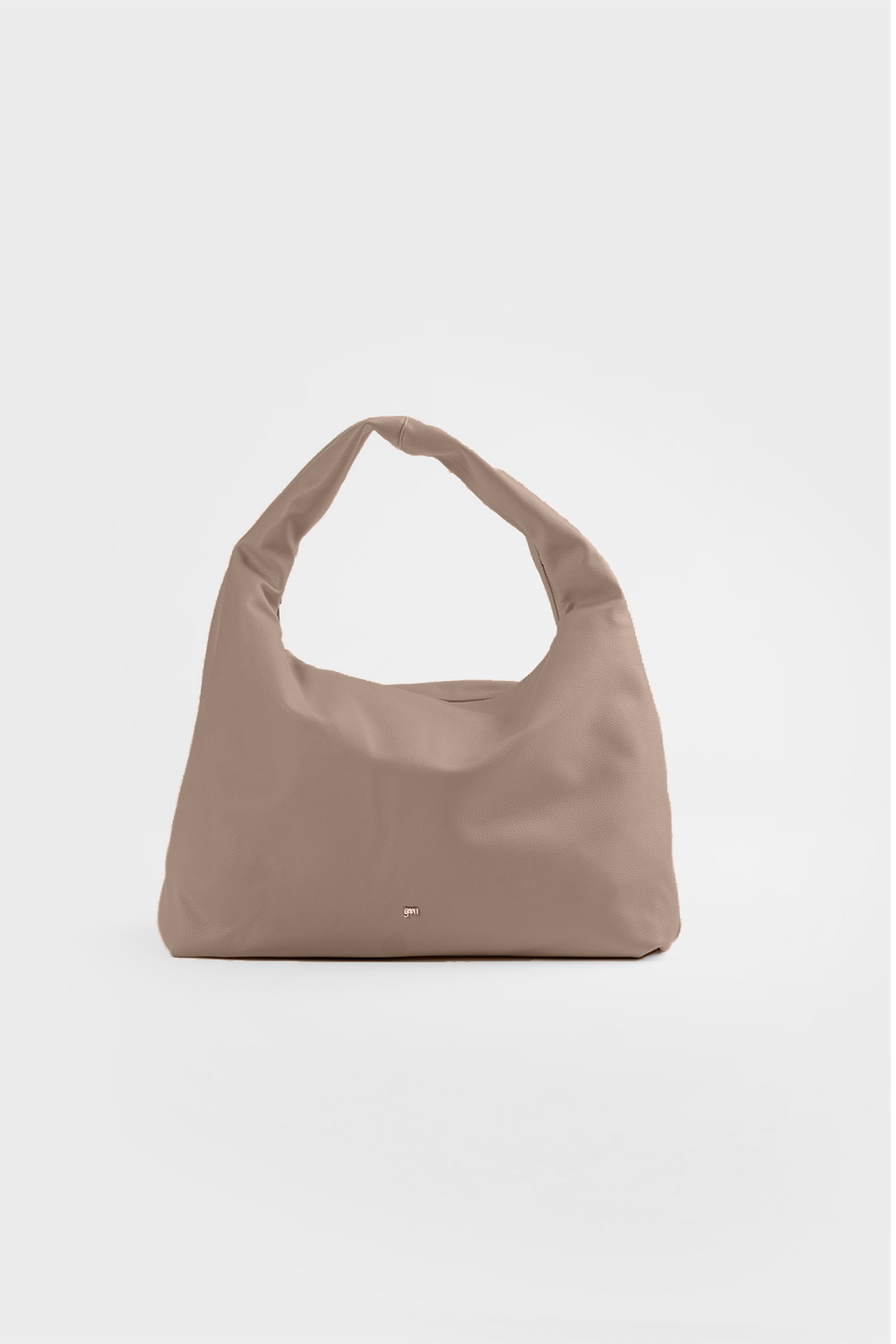 [ON HAND] Large Hobo Bag in Taupe (Heavy Pebbled)